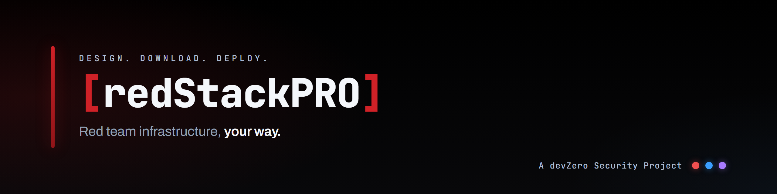 redStackPRO: red team infrastructure and cyber ranges